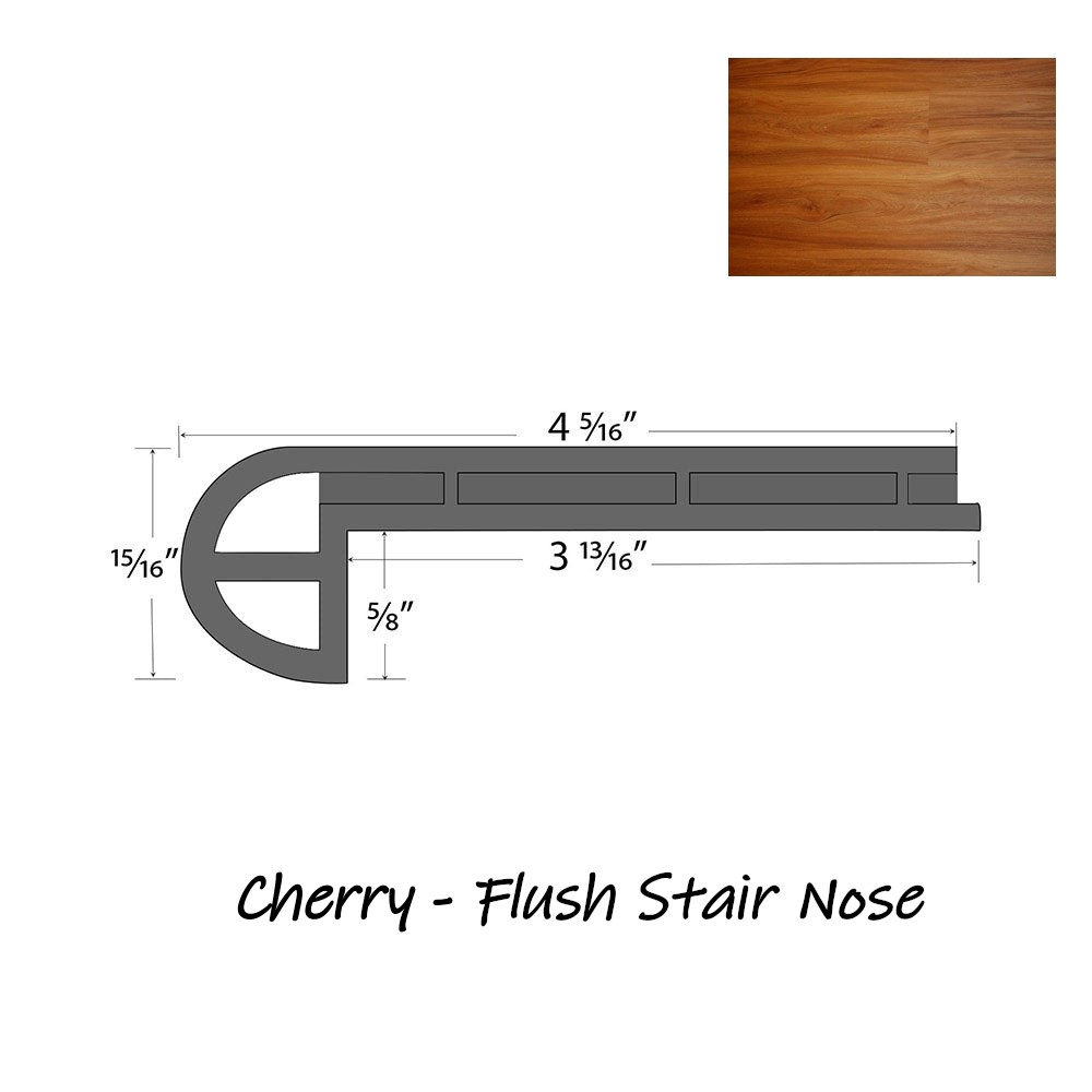PRODURA Cherry 28mil Heavy Duty Wearlayer Vinyl Click Luxury Floor 48x7inx8mm