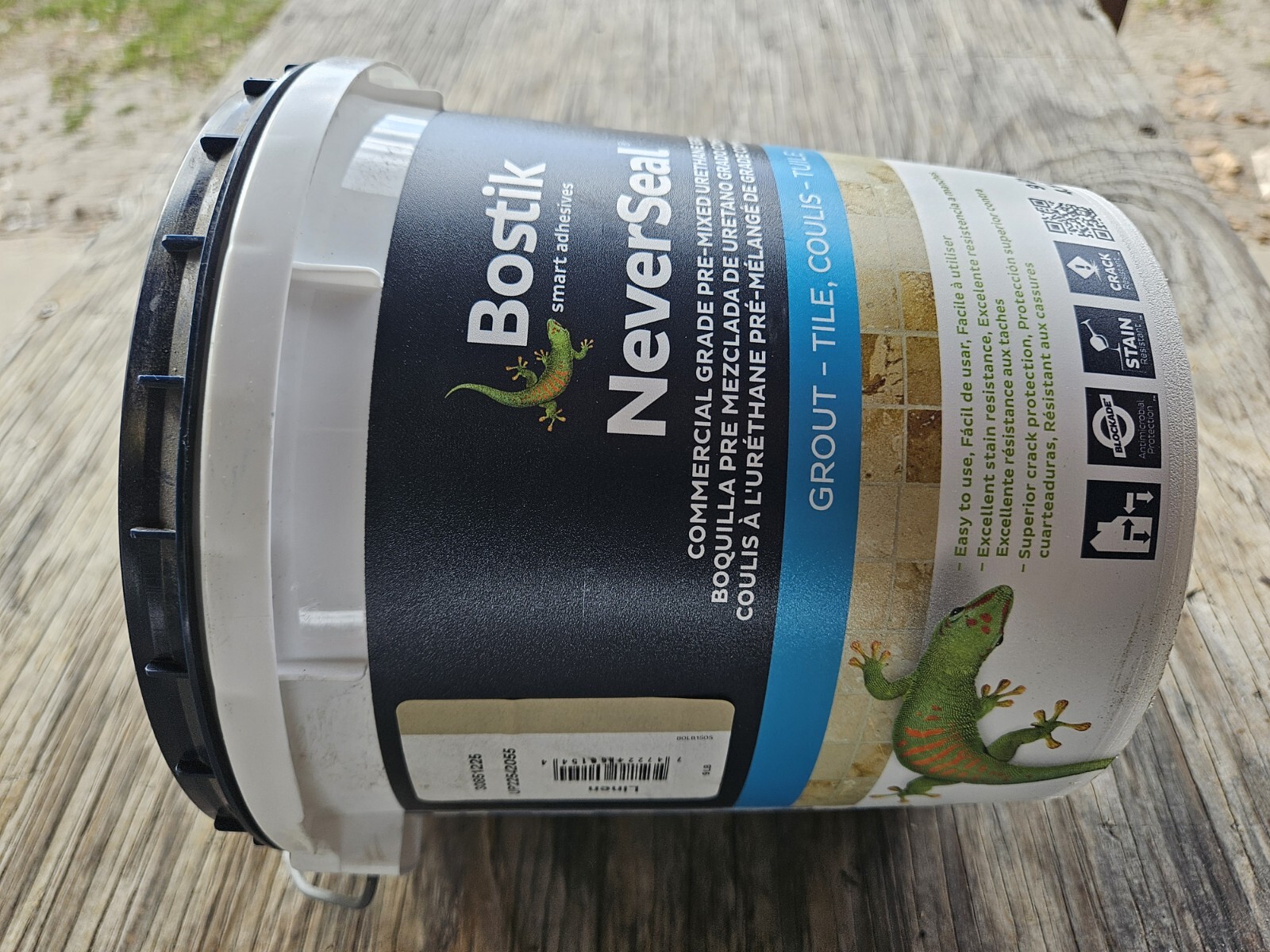 Bostik TruColor Rapid Cure Premixed Urethane Grout 9 Lb by Bostik Color: Linen
