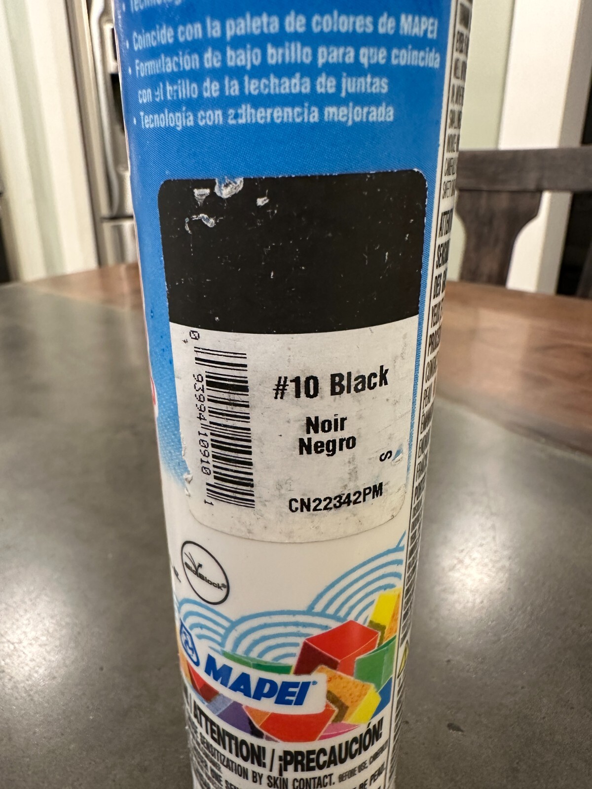 MAPESIL T PLUS MAPEI Silicone Caulk BLACK – 10.1 OZ