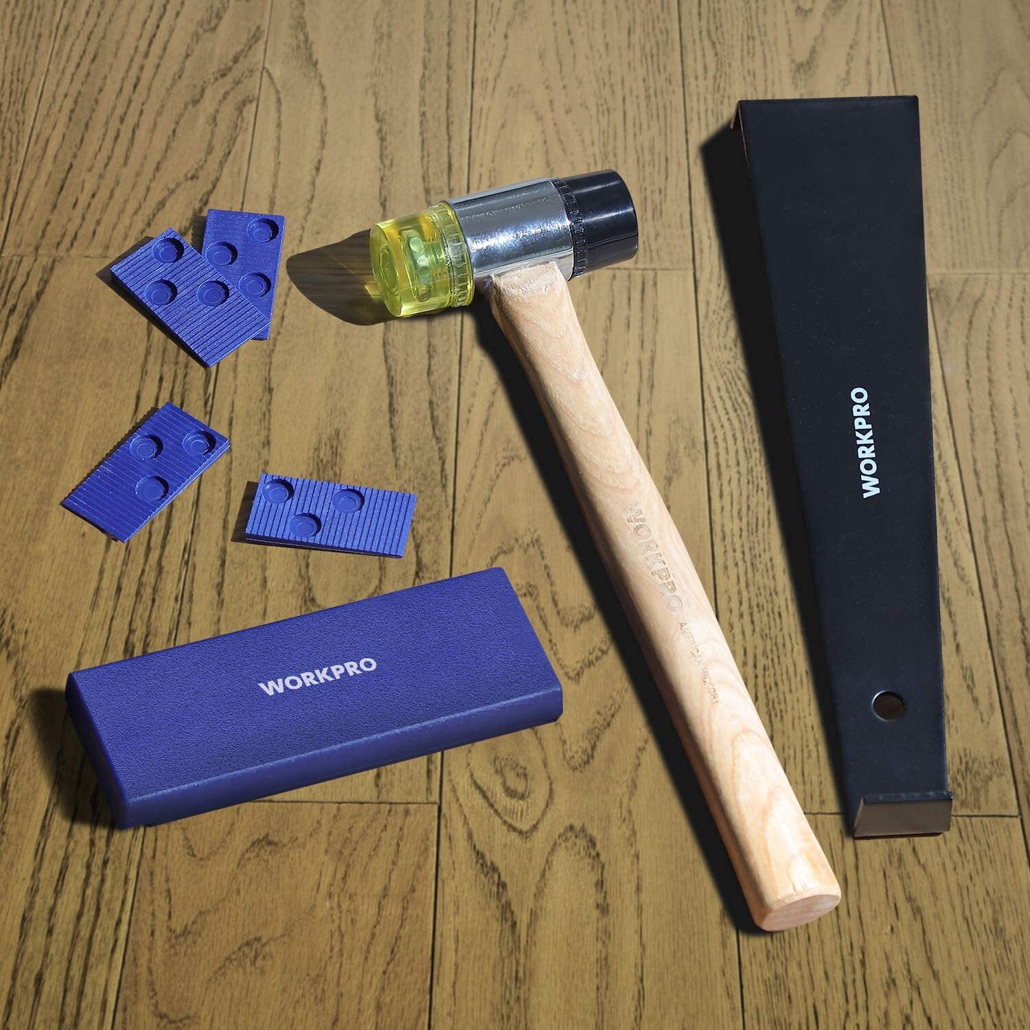 WORKPRO Laminate Wood Flooring Installation Kit with 30 Pieces Plastic Spacers