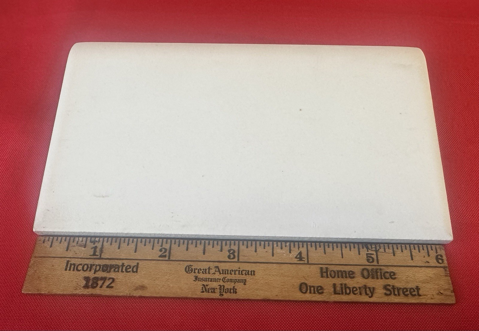 1 pc. Buckwheat 3-7/8 X 6-1/8″ Glossy Ceramic Cove Base Tile, florida, Flat Top
