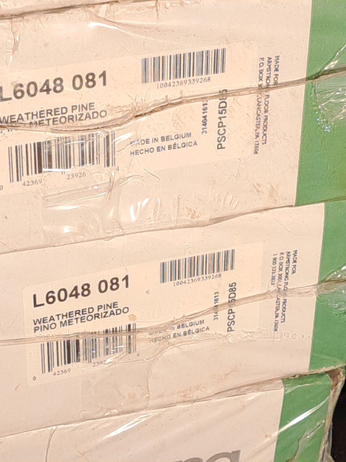 NEW Armstrong Swiftlock Boxed Wood Laminate Floor Planks 25 Boxes Available