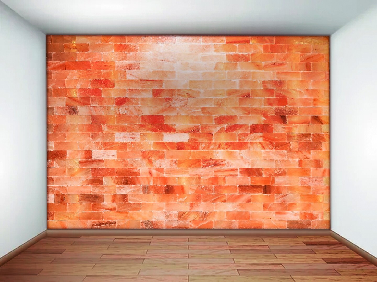 Salt Bricks, Tiles 8x4x1 Pack of 200 with 4 Free Salt Glue For Spa Sauna Walls