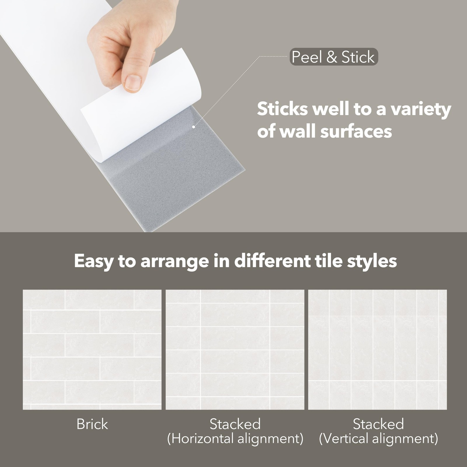 Peel and Stick Backsplash Marble Tiles, 4″x12″, 24 Sheets for Kitchen, Bathro…