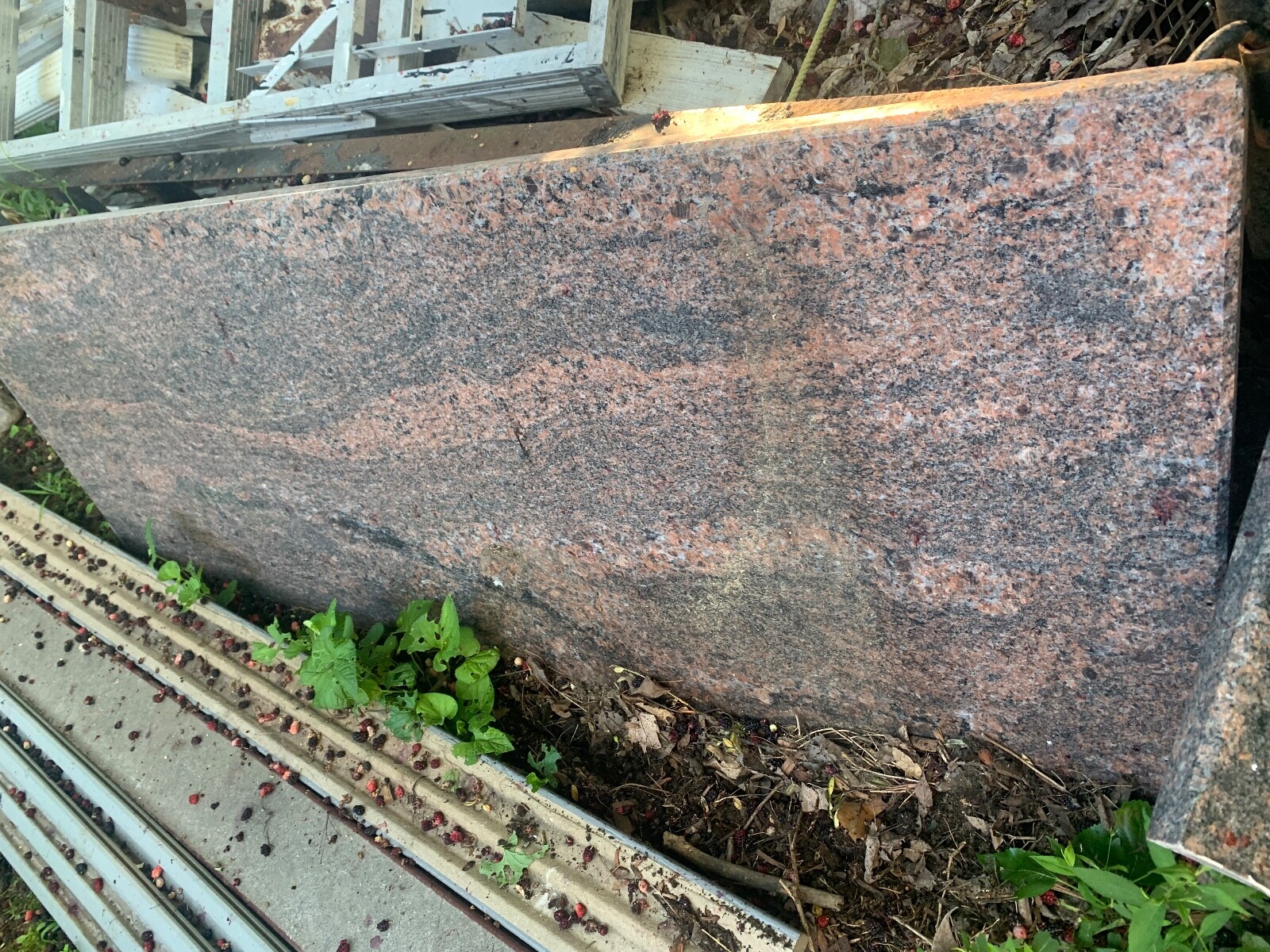 granite counter tops – four pieces of various sizes