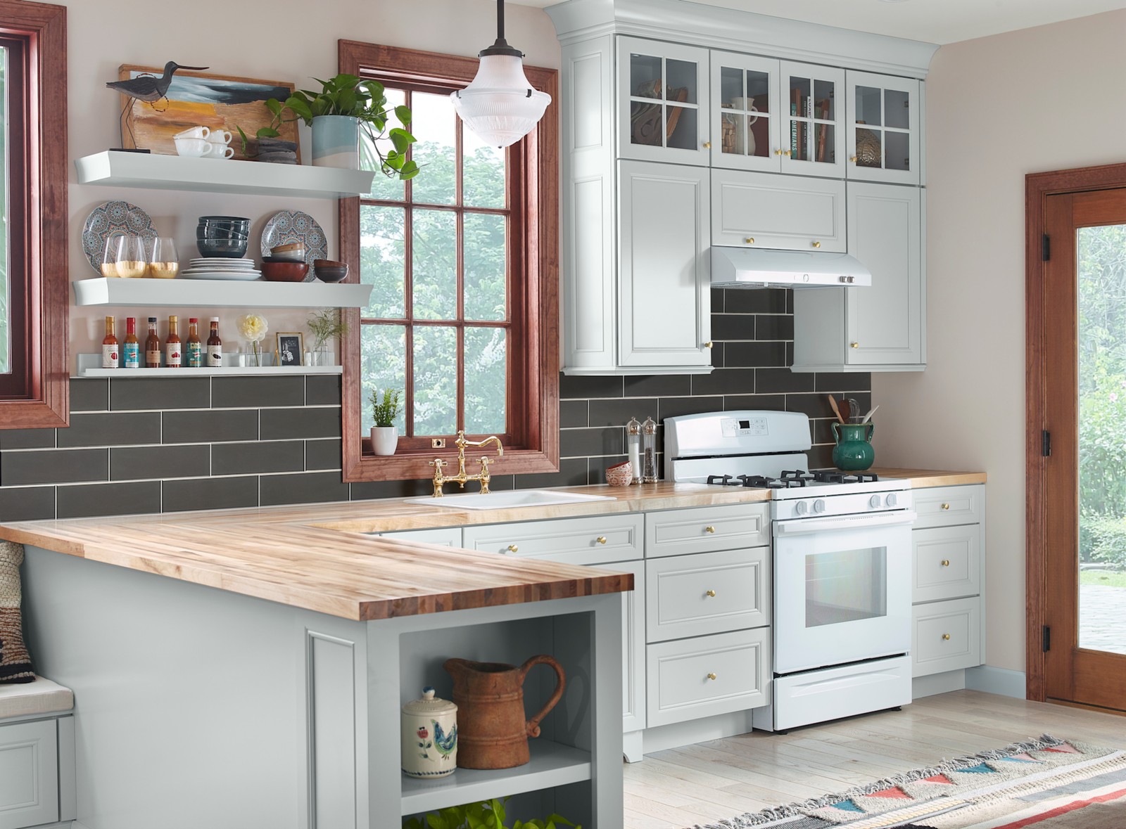 Ackland AKM-G-RI4X12TL-CA Rivella – 4″ x 12″ Glass Solid Wall – Sage Edge