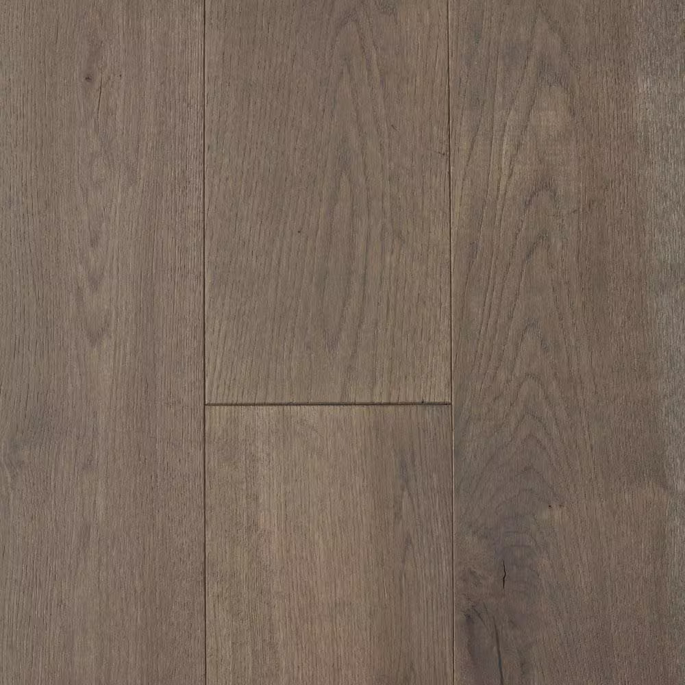 Castlebury Scarborough Grey White Oak 3/4 In. T X 4 In. W Wire Brushed Solid Har