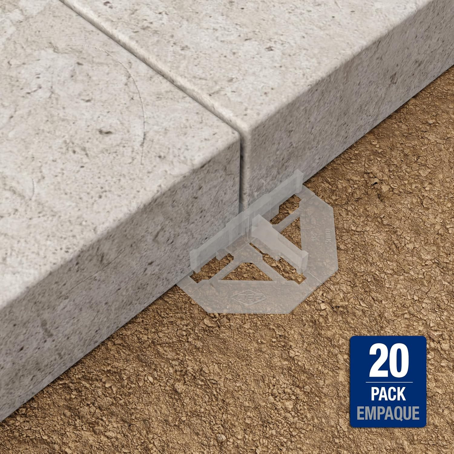 10451 1/8″ Outdoor Spacers for Tile and Pavers (20 pc/bag)