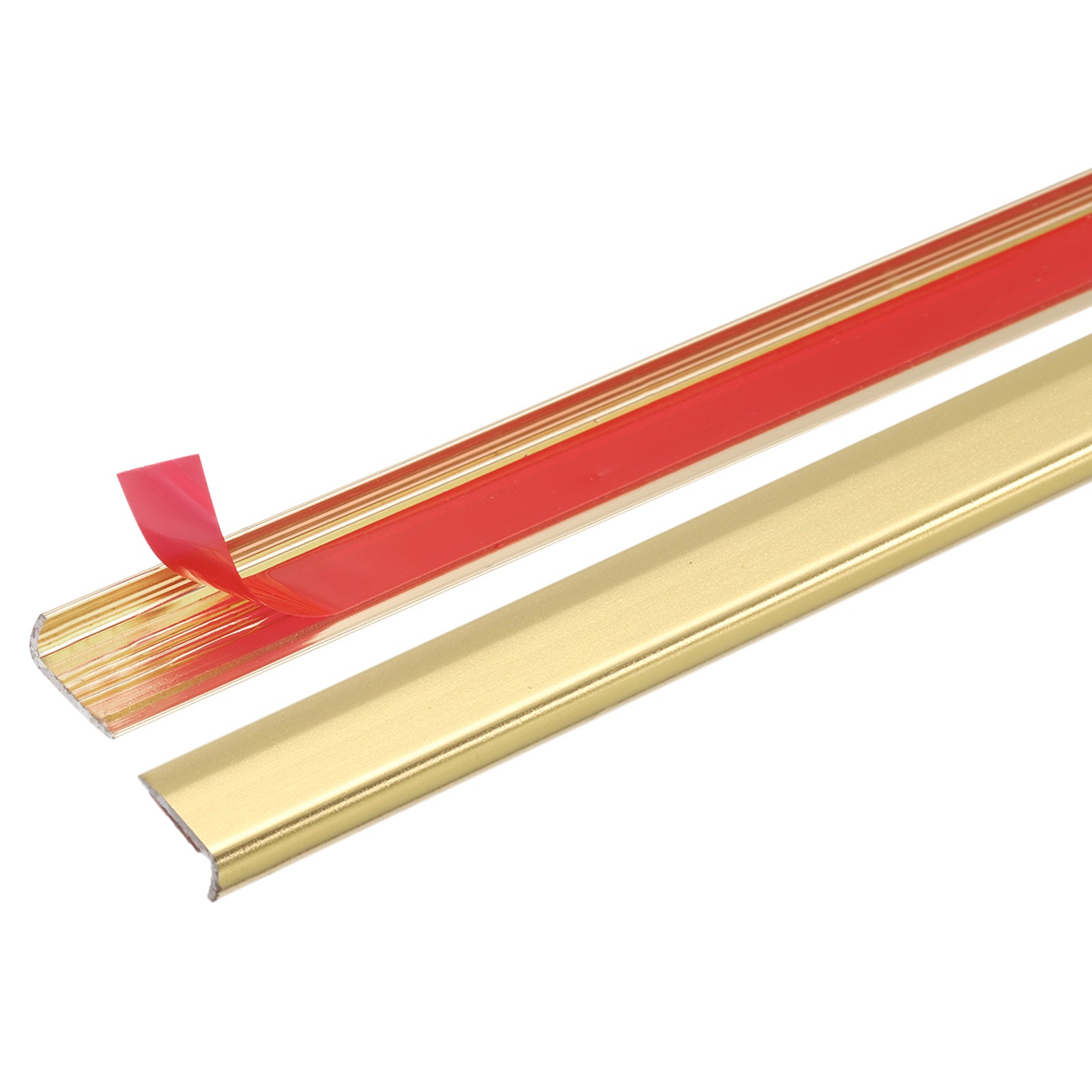 20pcs Tile Edge Trim 12″ x 0.4″ Peel and Stick Aluminum Alloy Trim Matte Gold