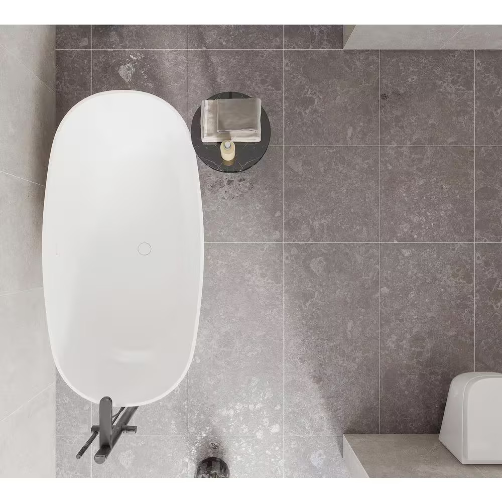 Ambience Terrazzo Gray 24In.X 24In.X 10Mm Porcelain Floor and Wall Tile – Case (