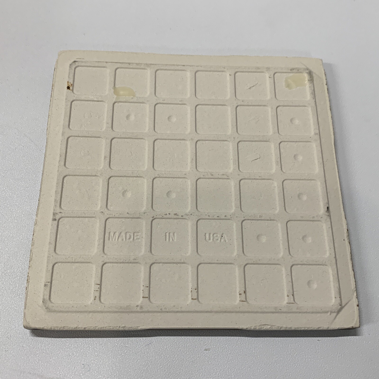 Bark Dark Brown Ceramic FT Tile 4 3/8 Vintage Mid Century Modern 4×4 Chocolate