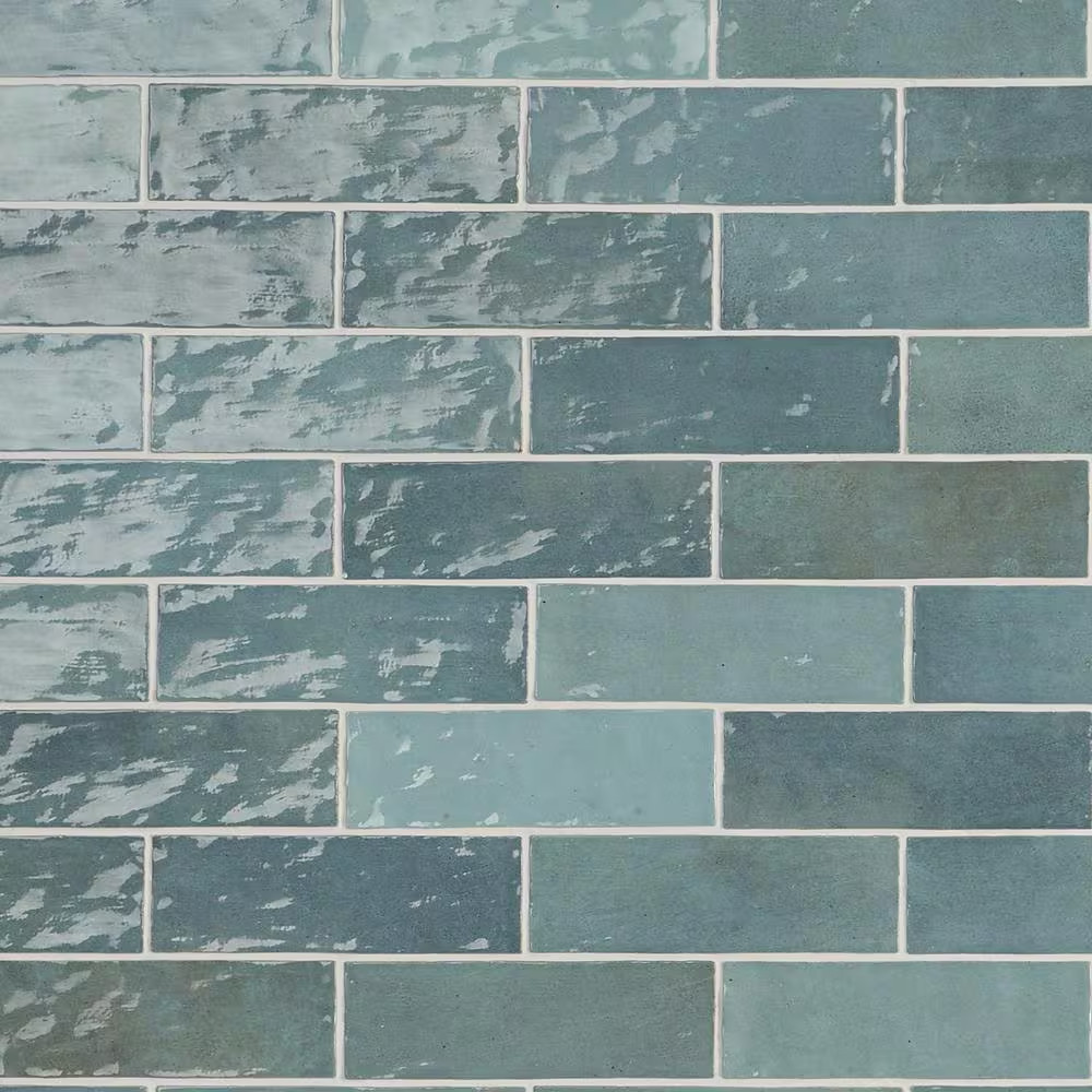 Kingston Turquoise 3 In. X 8 In. Glazed Ceramic Wall Tile (5.38 Sq. Ft./Case)
