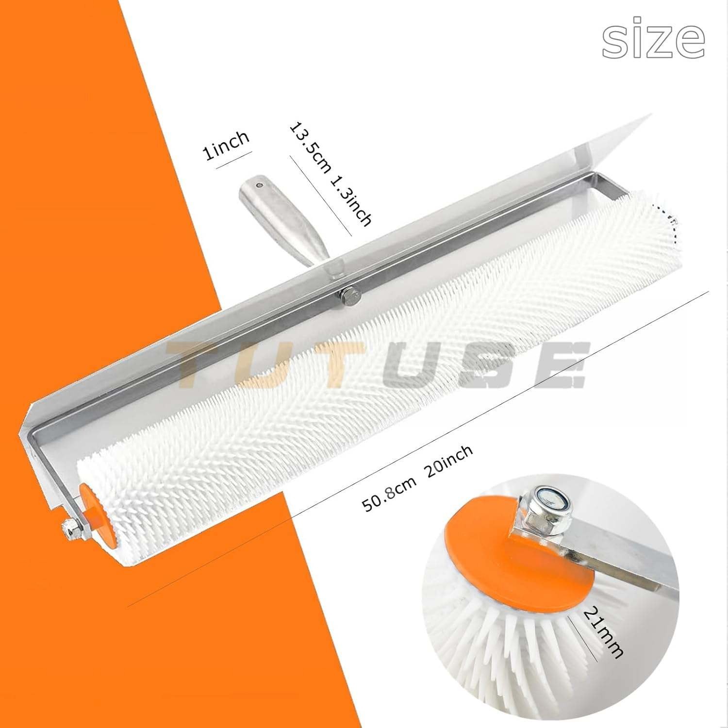 Self-Levelling Cement Tool Kit,Epoxy Floor Paint Tool,Stainless Steel Scraper