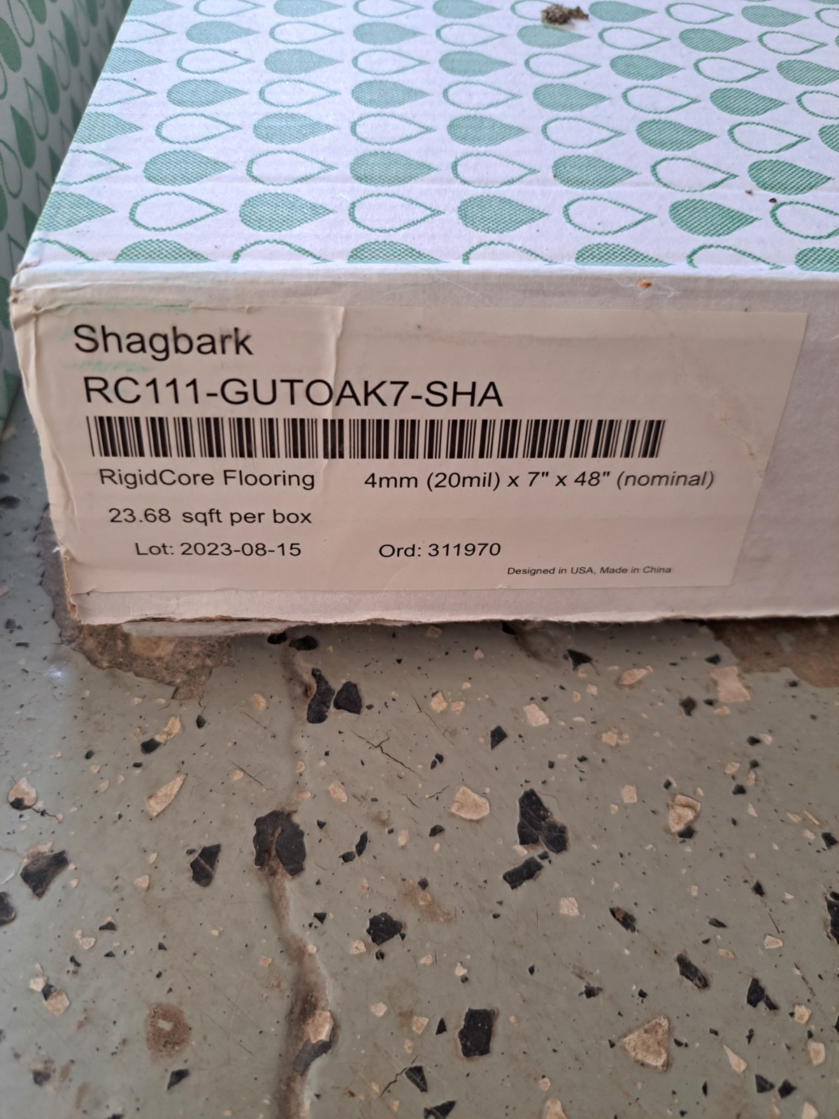 Luxury Vinyl Plank Flooring 125 sq ft Waterproof LVP SPC 7×48 20mil ClickLot