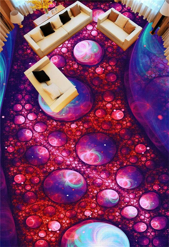 Dreamlike Aperture 3D Floor Mural Photo Flooring Wallpaper Home Print Decoration