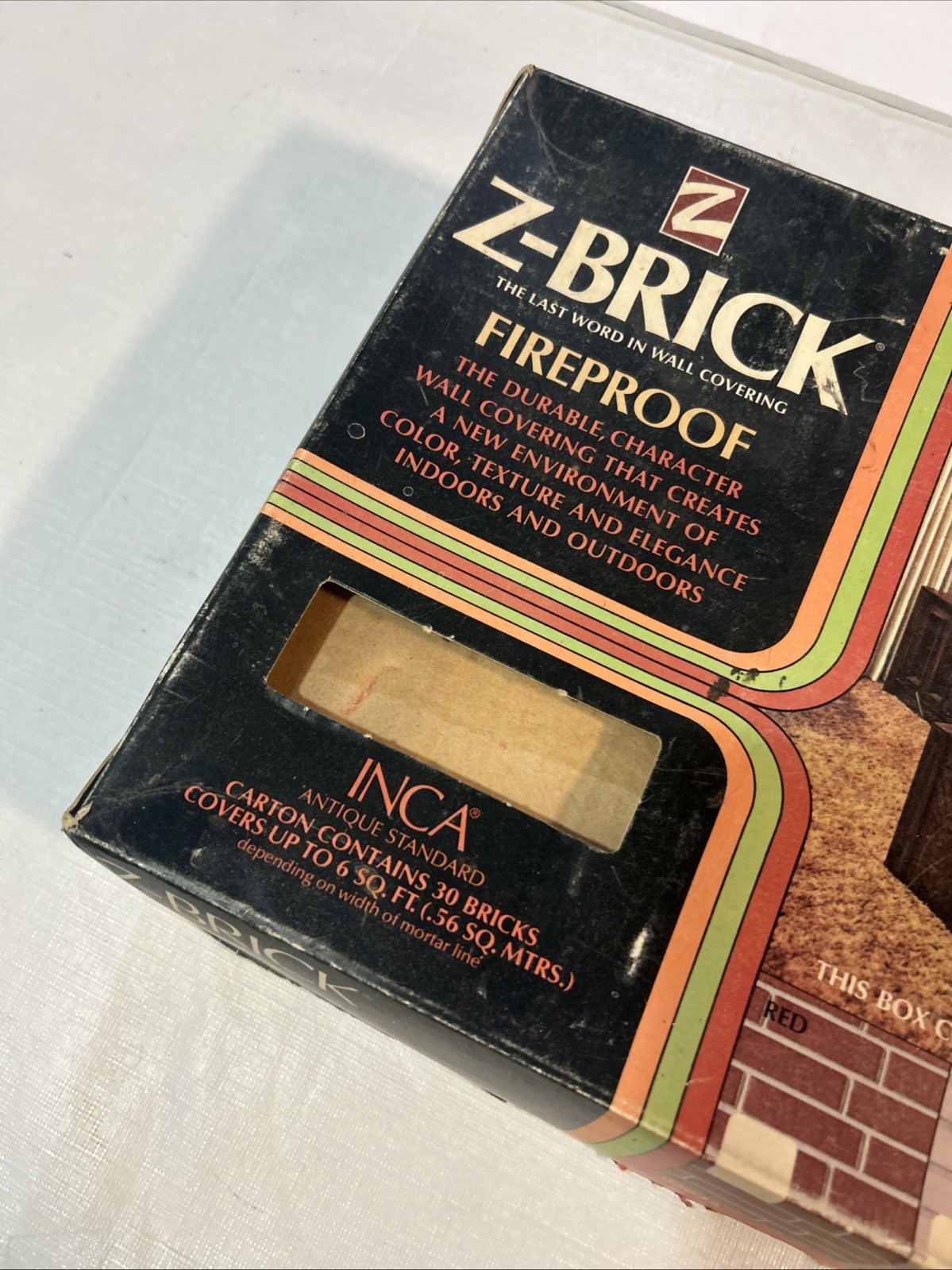 Vintage INCA Antique Standard Used Facing Brick Z-Brick 20 Bricks