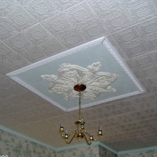3D Embossed Faux Tin Decorative 24×24 PVC Ceiling Tile #203