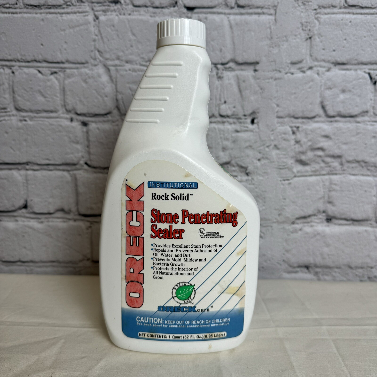 ORECK ROCK SOLID Stone Penetrating Sealer Granite Marble Travertine NOS 1998