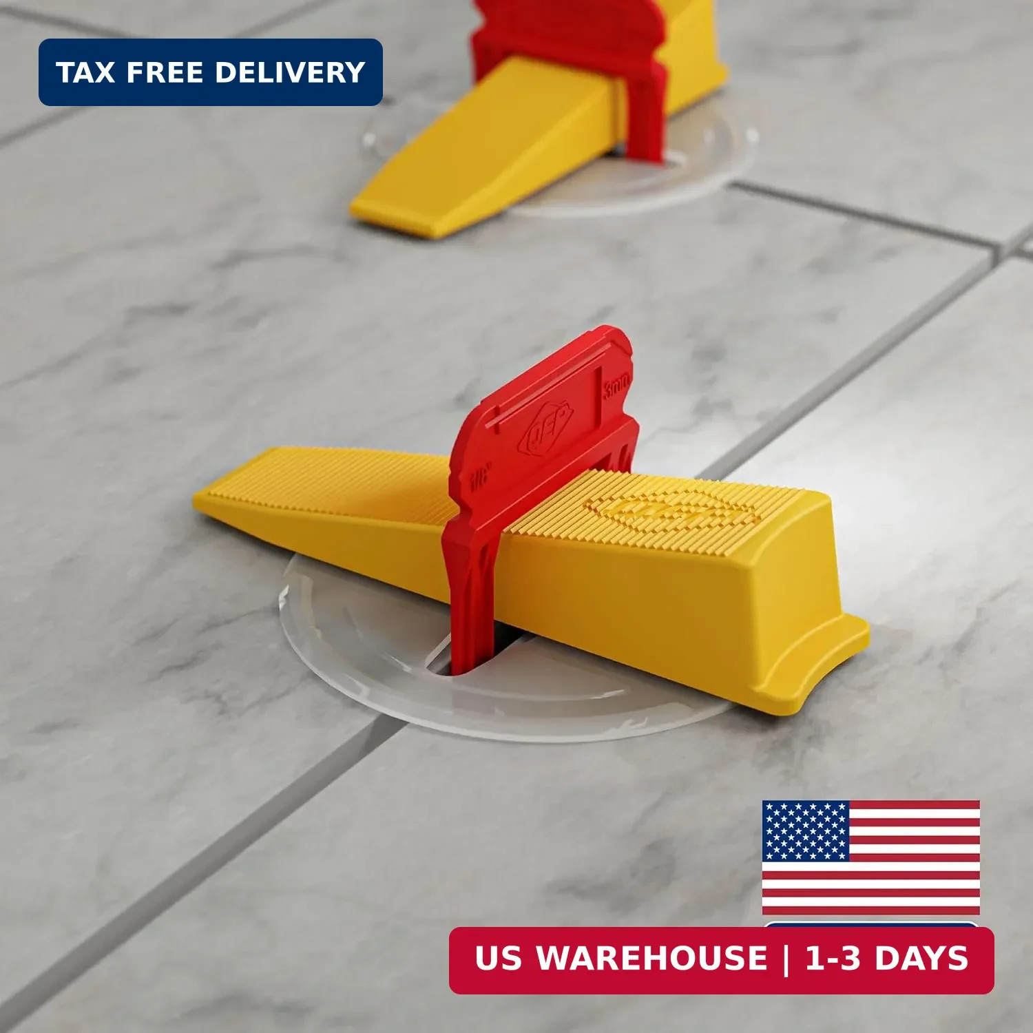 QEP LASH XL Tile Leveling System Clips for 1/8″ Grout (100-pack)