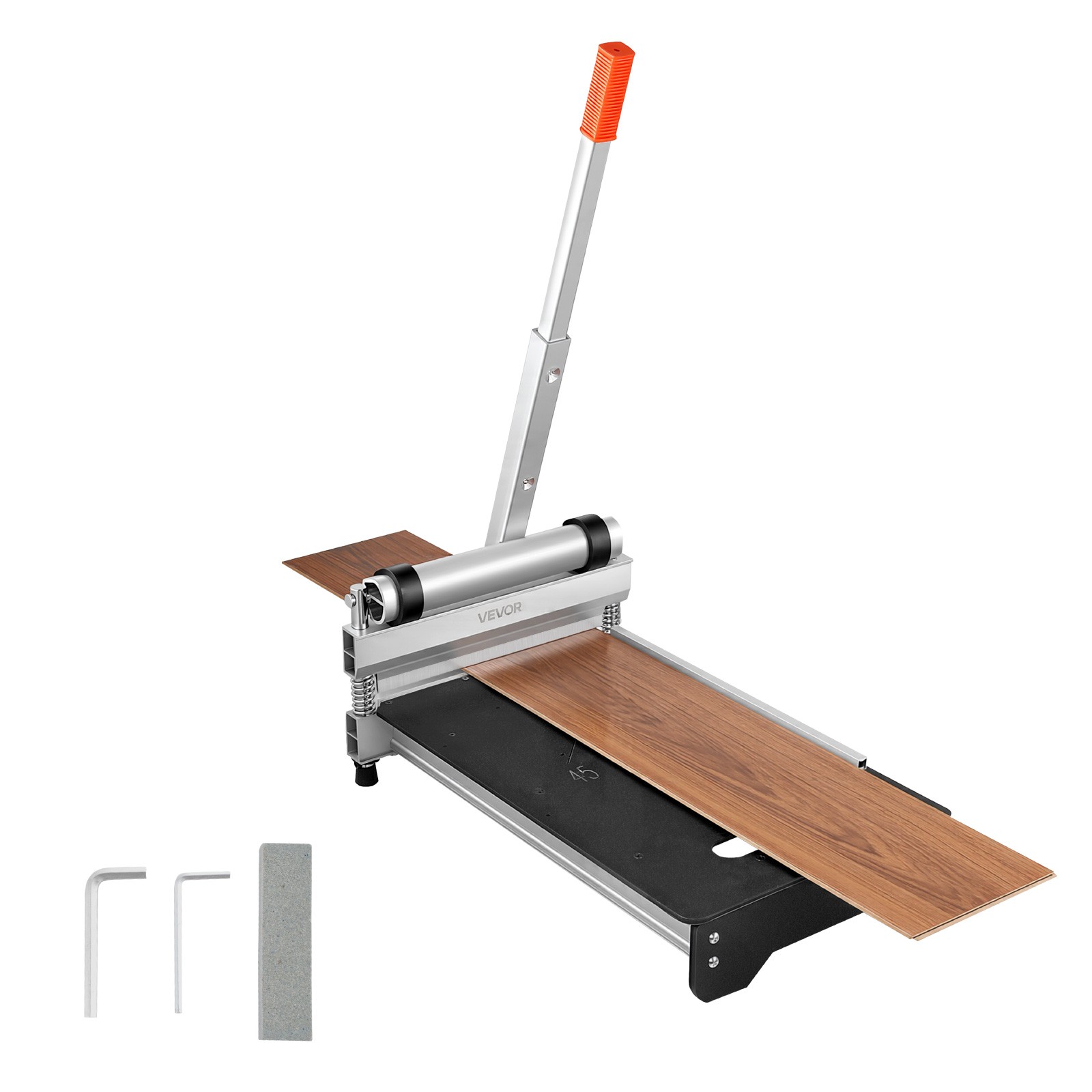 VEVOR 13″ Vinyl Floor Cutter 16mm Laminate Flooring Tool w/ Angle Settings