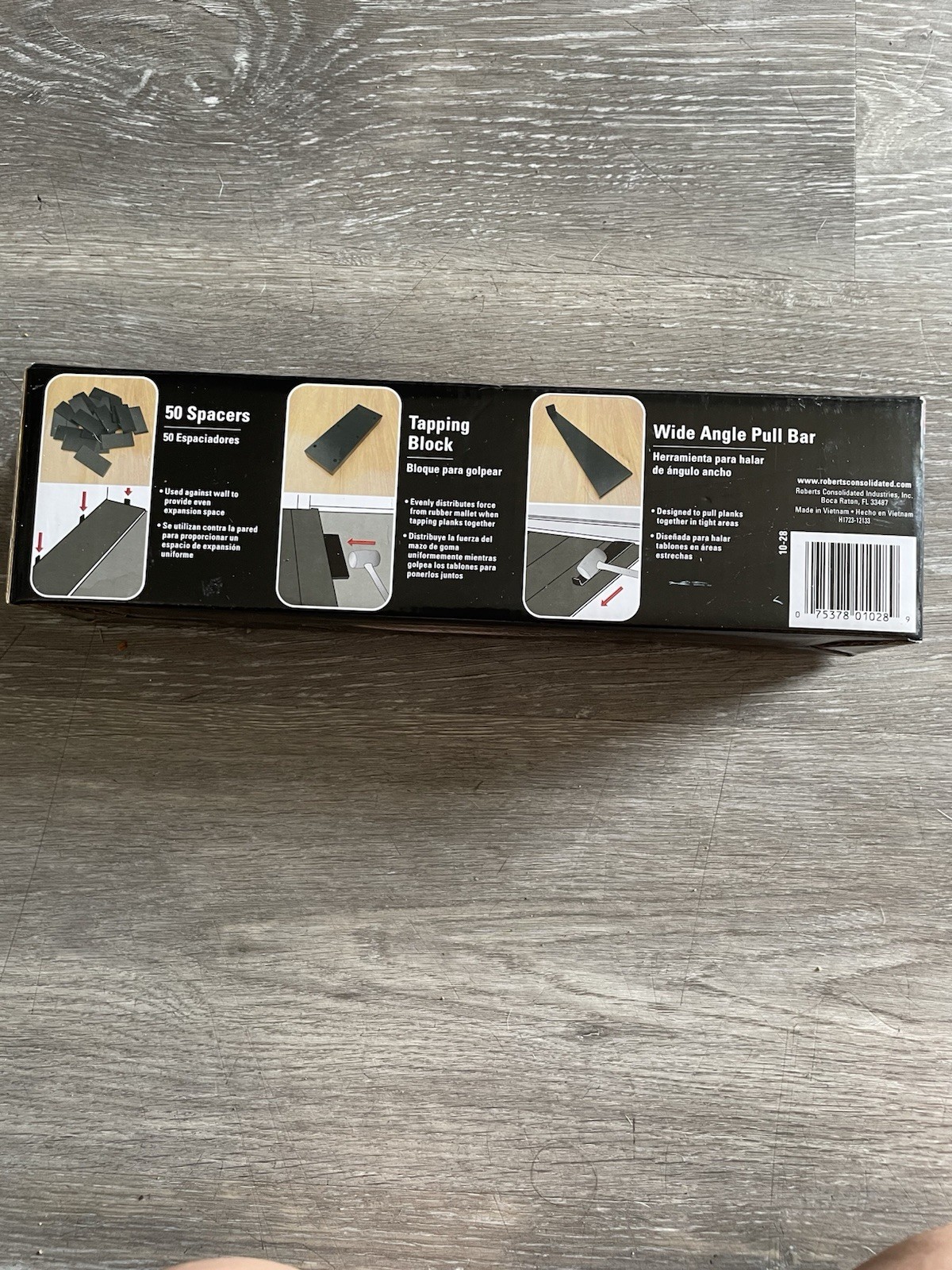 Roberts Flooring Installation Kit 10-28 for Laminate & Hardwood – 3-Piece Set