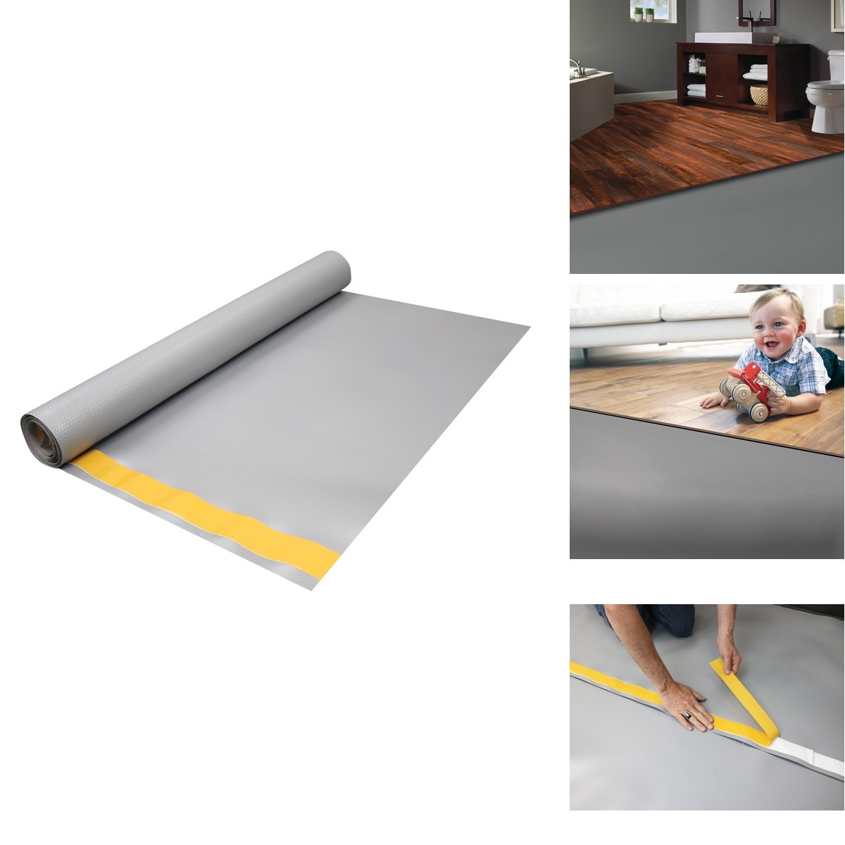 SoundStep SSXLLV100 Underlayment 3’x33’4″ Roll 100sqft Vapor Barrier
