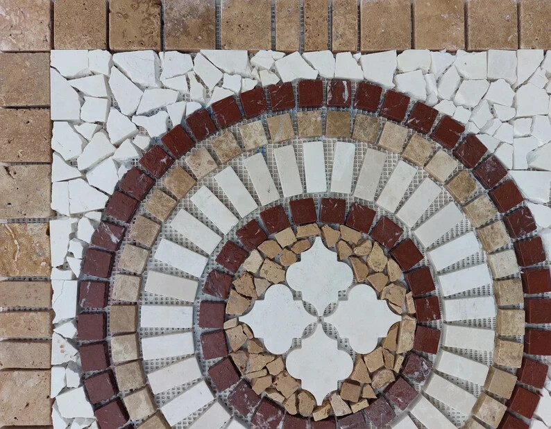 NEW DESIGN MOSAIC | Attractive & Stylish Art Marble Stone Mosaic | Square Shape