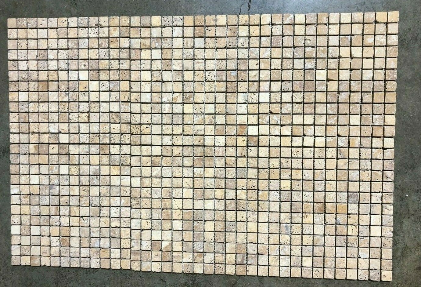 12×12 Tile Mosaic Tuscany Gold Travertine wall (10 Square Feet) Tiles T-33