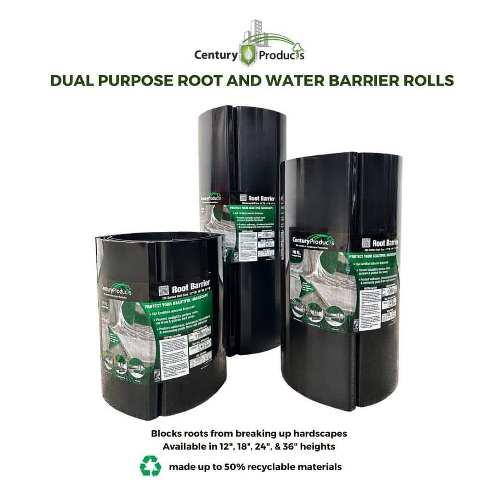 18 In. D X 120 In. L Polyethylene Dual Purpose Root and Water Barrier Rolls USA