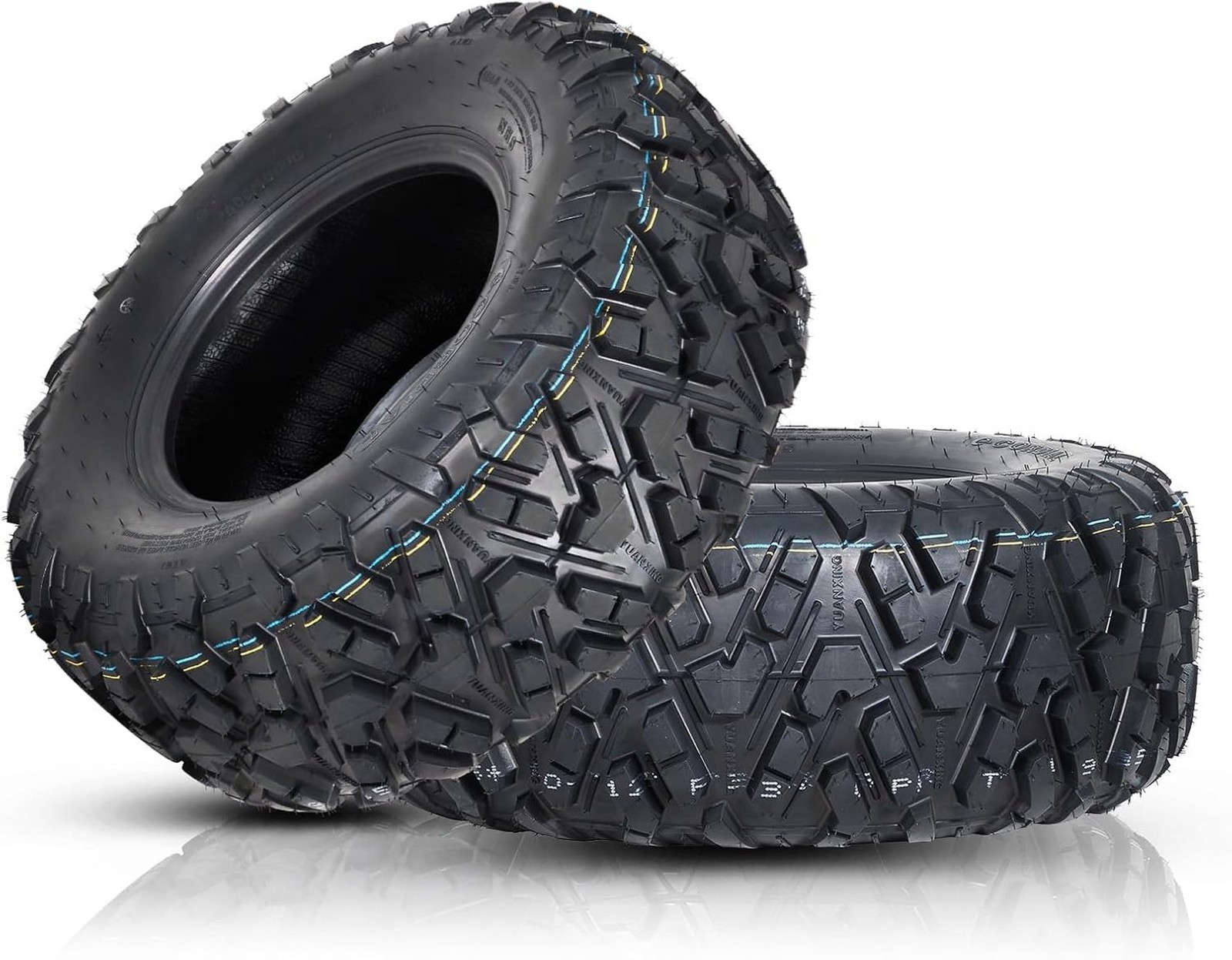 27×11-12 ATV UTV Tires, 27x11x12 All-Terrain Tubeless Tires, 6PR Heavy Duty f…