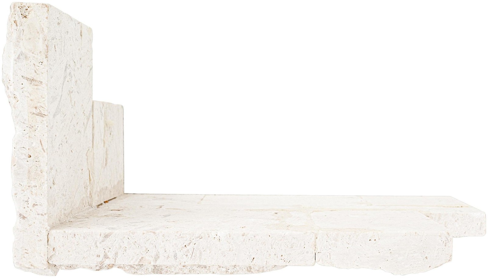 Ackland AKPLPL9X18FCR-CA 9 in. x 18 in. Splitface Limestone – Montara Ivoria