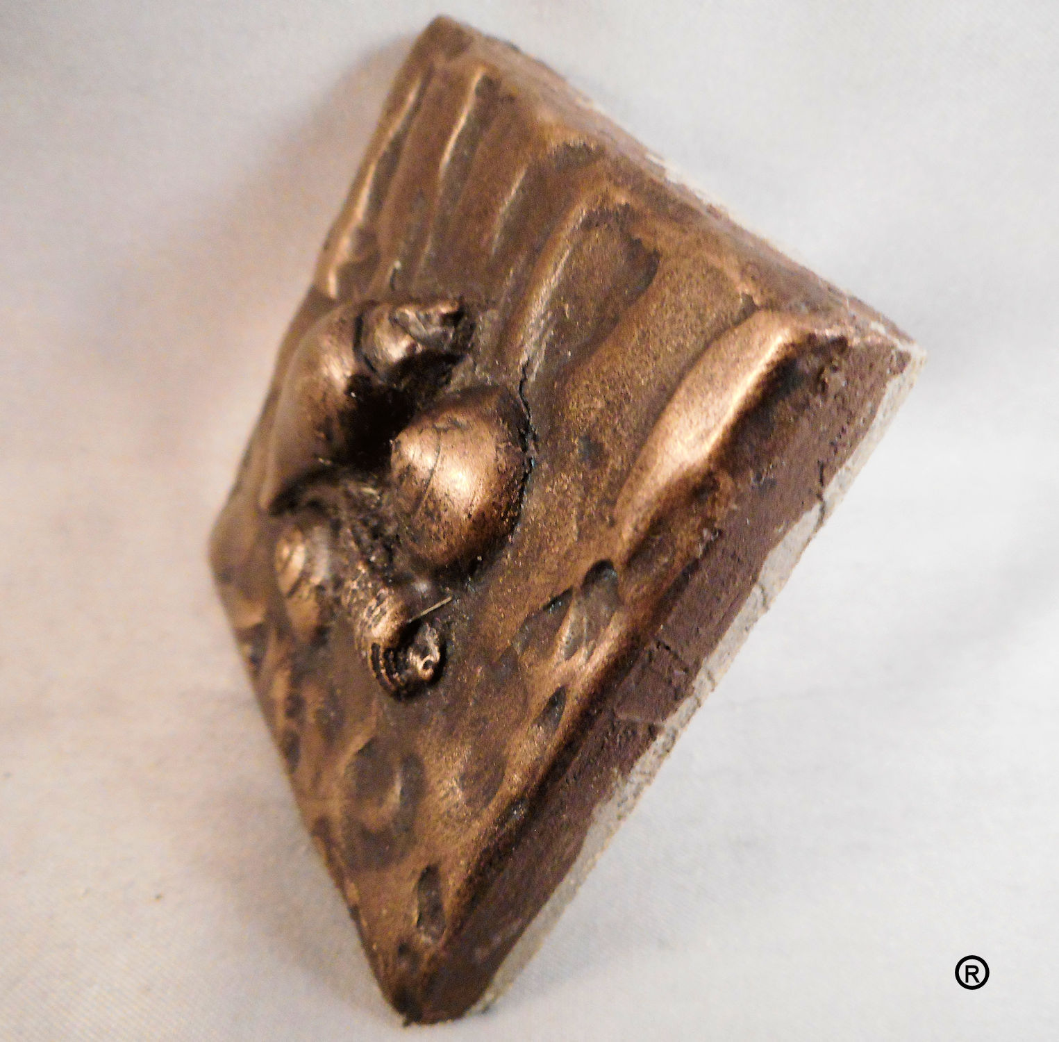 Bronze Sea Shell #1 Decorative Dot Tile