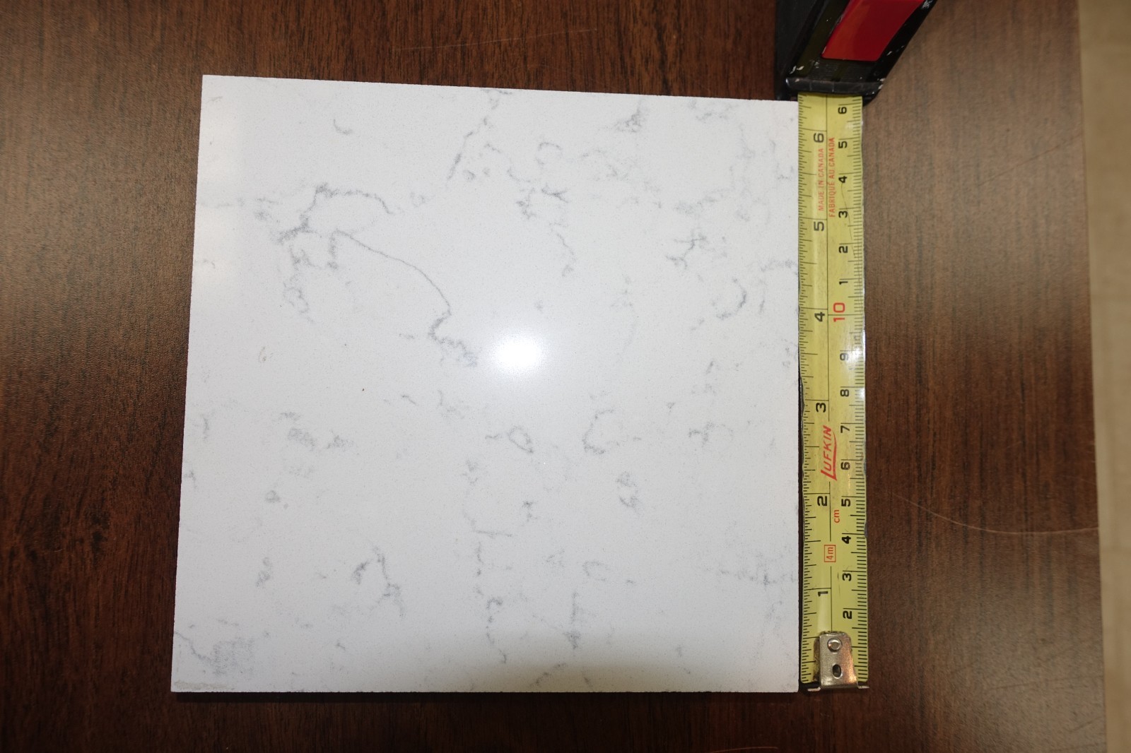 White 6″x6″x3/4″ Polish MARBLE TILE Backsplash Wall SAMPLE Bath Kitchen COASTERS