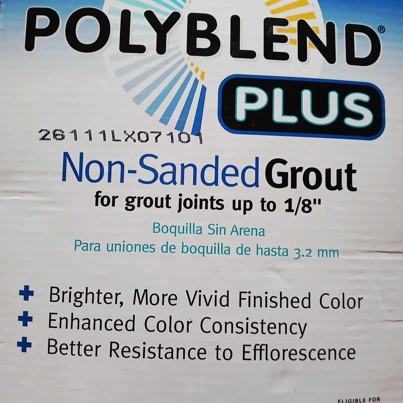 polyblend plus NON-SANDED grout ARCTIC WHITE 10 lbs **NEW**