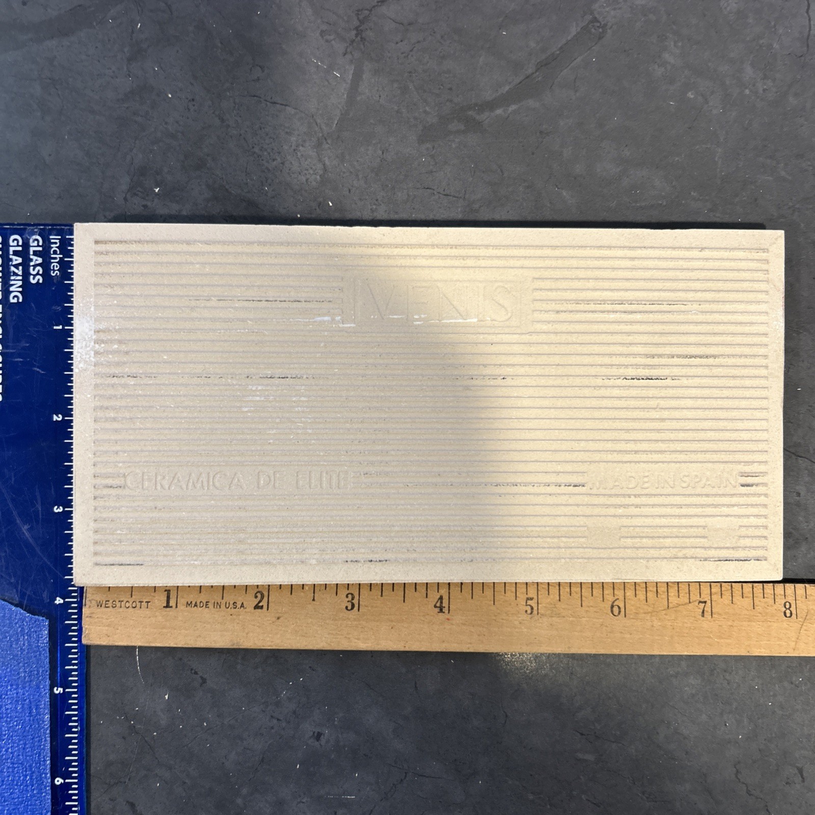 (1) Porcelain Accent Tile Border Listel Napa 4″x8″ Venis Ceramic Beige Spain 4×8