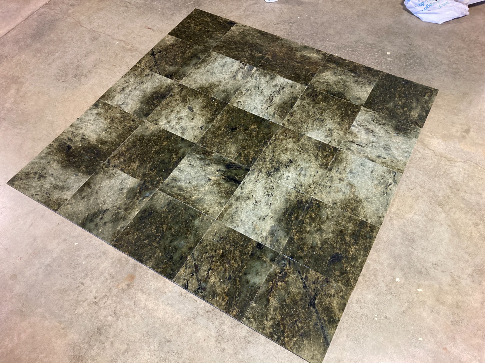 12×12 Tile Sea coral Green Granite Bath Shower Remodel (10 Square Feet) T-99
