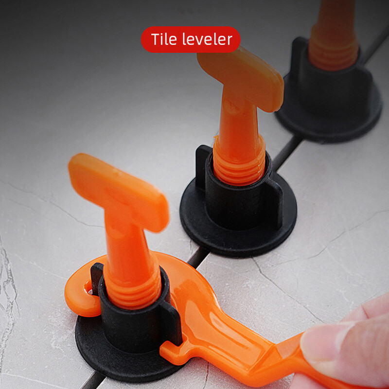 25pcs Tile Leveling System for Tile Laying Level Wedges Alignment Spacer Leveler