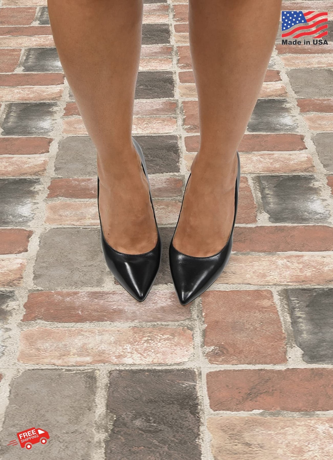 FloorPops Harvard Brick Red Peel & Stick Floor Tiles