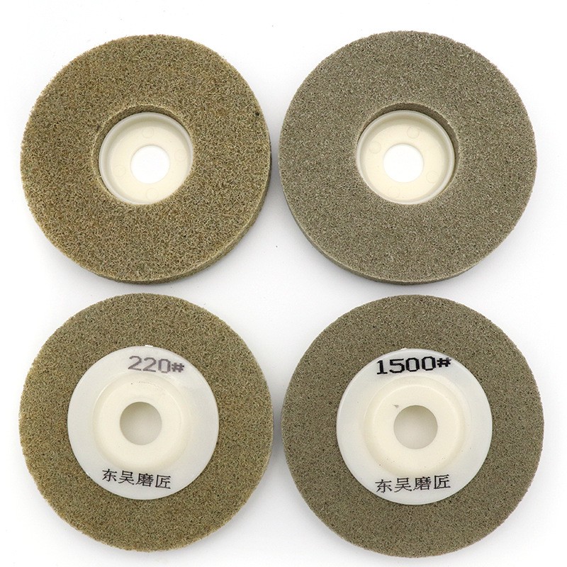4” 100mm Nylon Resin Polishing Pad Buffing Disc for Glass Stone 60 – 1500 Grit