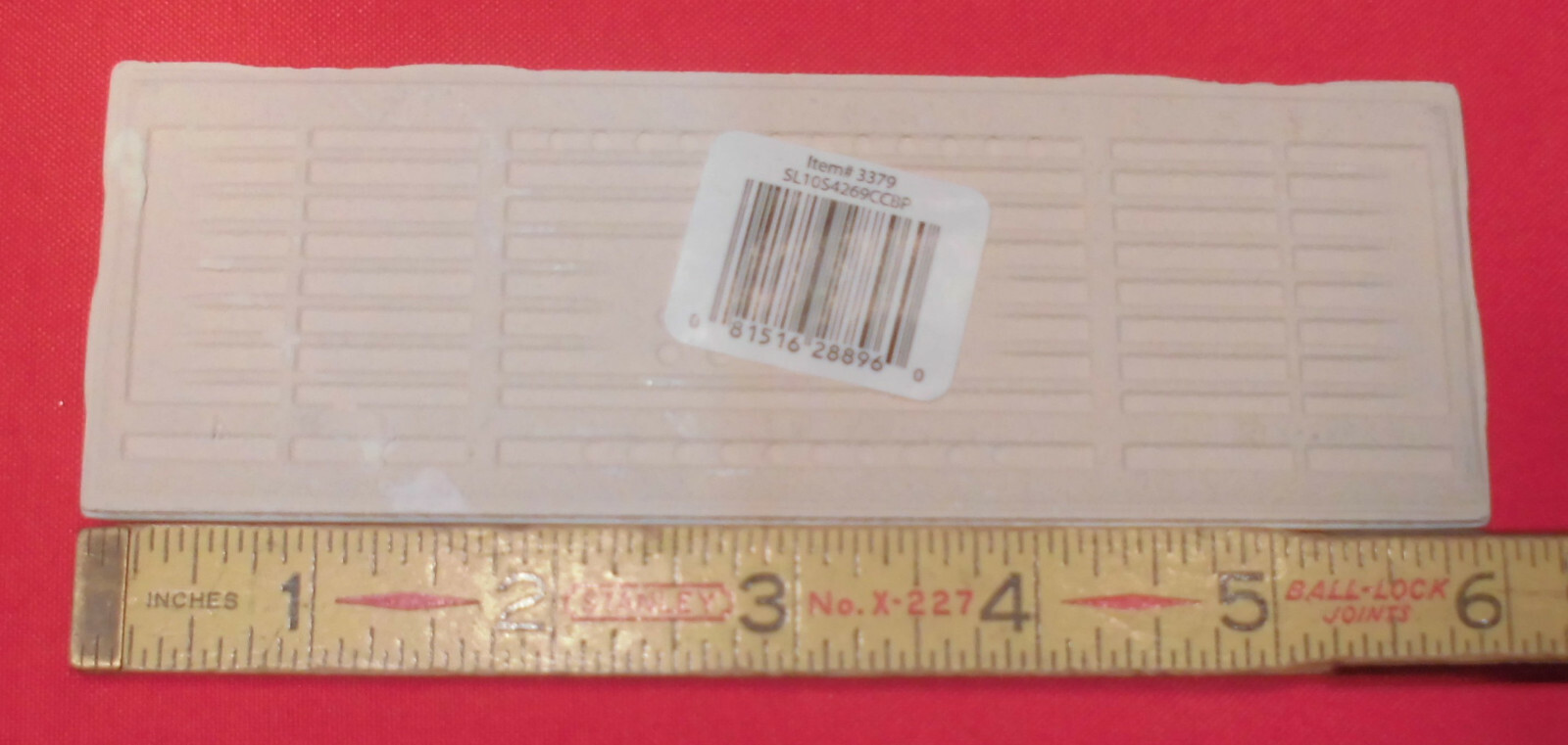 1 pc. Starting Line by American Olean: #SL10 Gloss White Bullnose Ceramic Tile