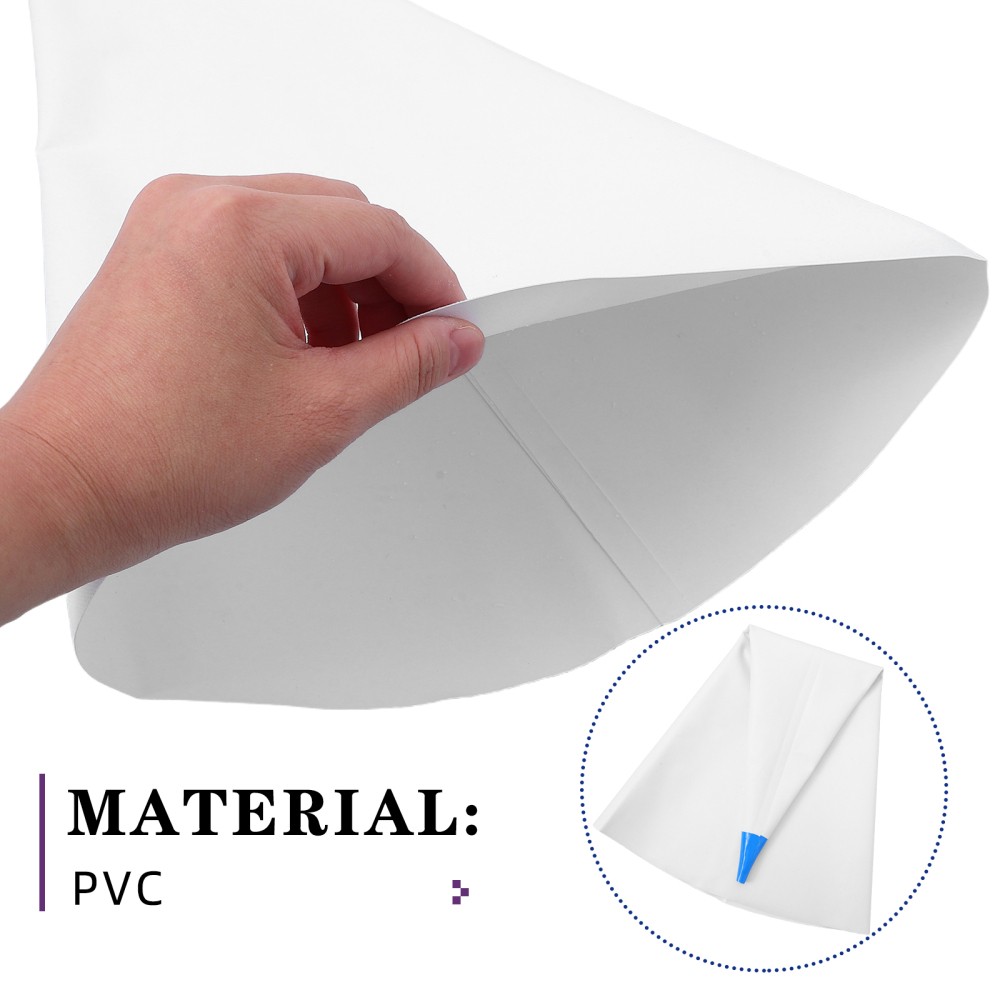 2Pcs Reusable Brick Mortar Grout Bags PVC Material White Tile Grout Filling Set