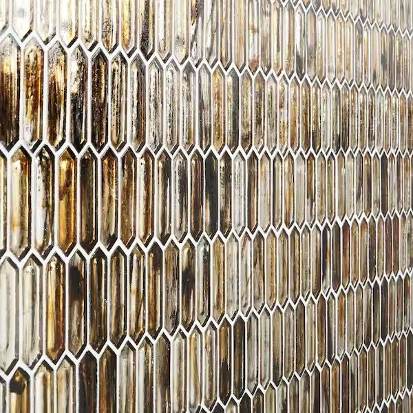 Ivy Hill Tile Fargin Golden Crust Elongated Hexagon 12 in. x 10 in. x 7mm