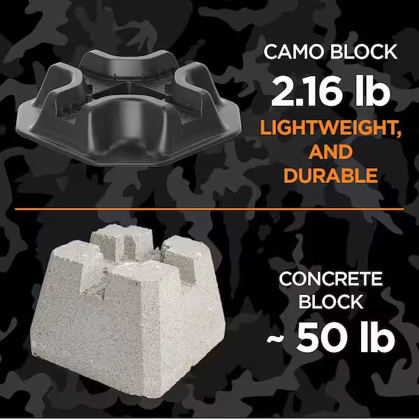 2.2 Lb. Deck Block for Joist and Post Foundation (8-Count) Free Ship NEW