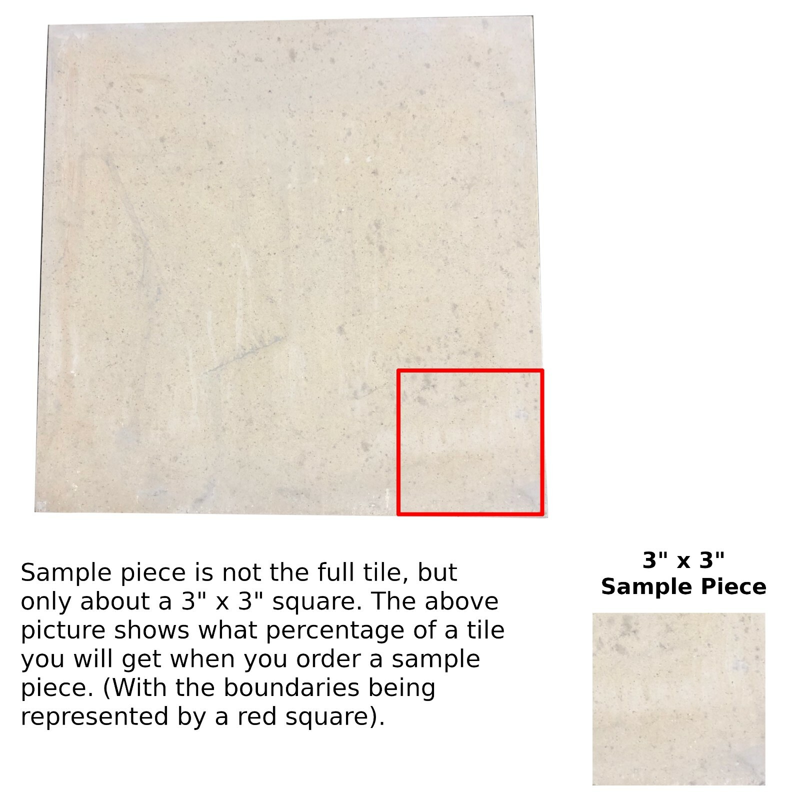 Tile Golden Topaz Limestone Remodel Stone Floor About 3×3 SAMPLE PIECE T-62