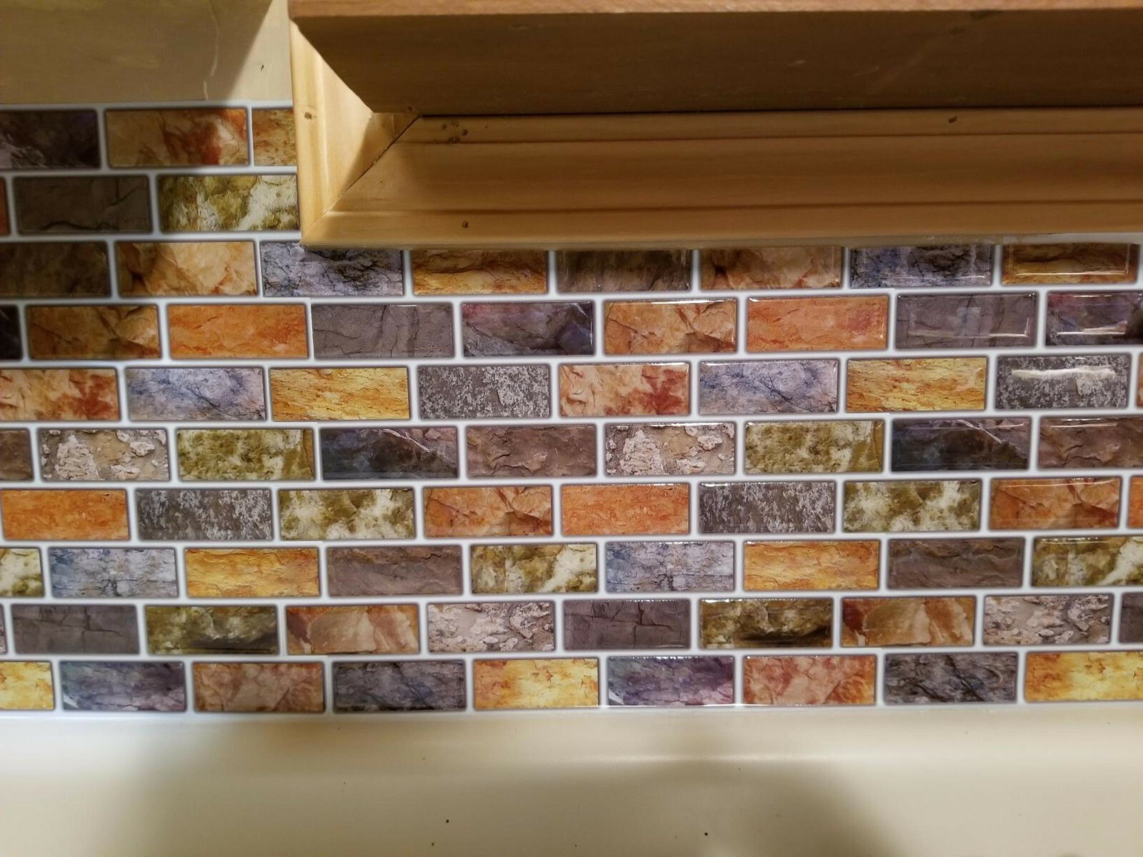 Art3d 10pack 12″ x 12″ Peel and Stick Tile Vinyl Sticker for Kitchen Backsplash