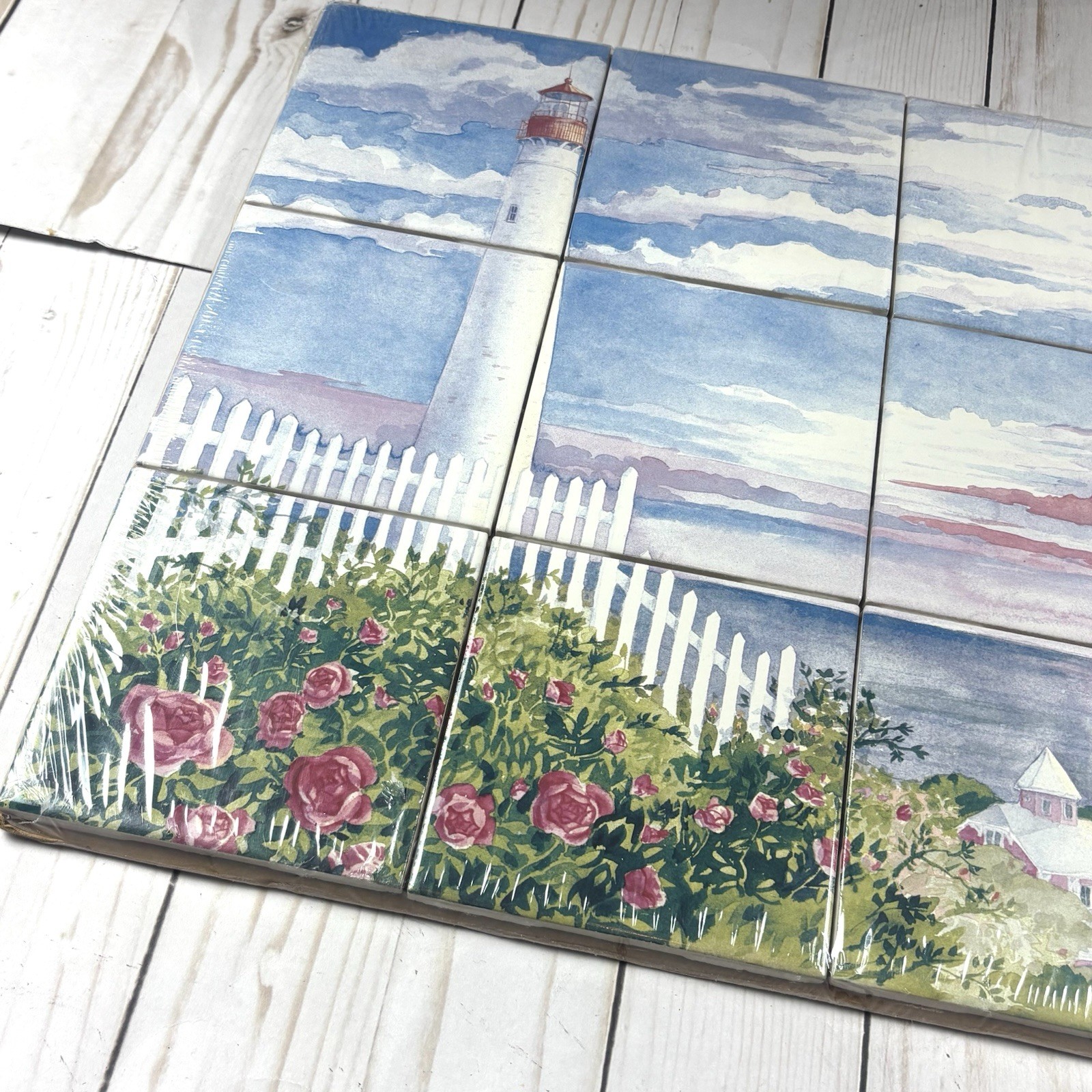 Brand New! Paul Brent Ocean View Tile Mural 4” 14505 12pc