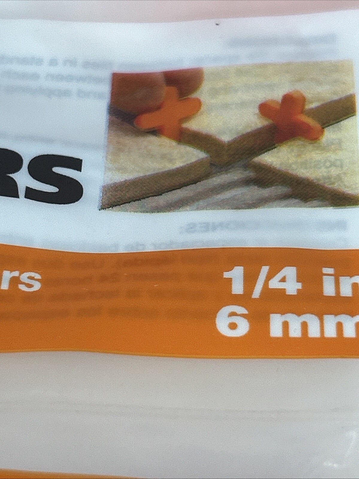 Tavy Basix | Cross Tile Spacers | 1/4in- 6mm | 500 Pc. Five Pack | New