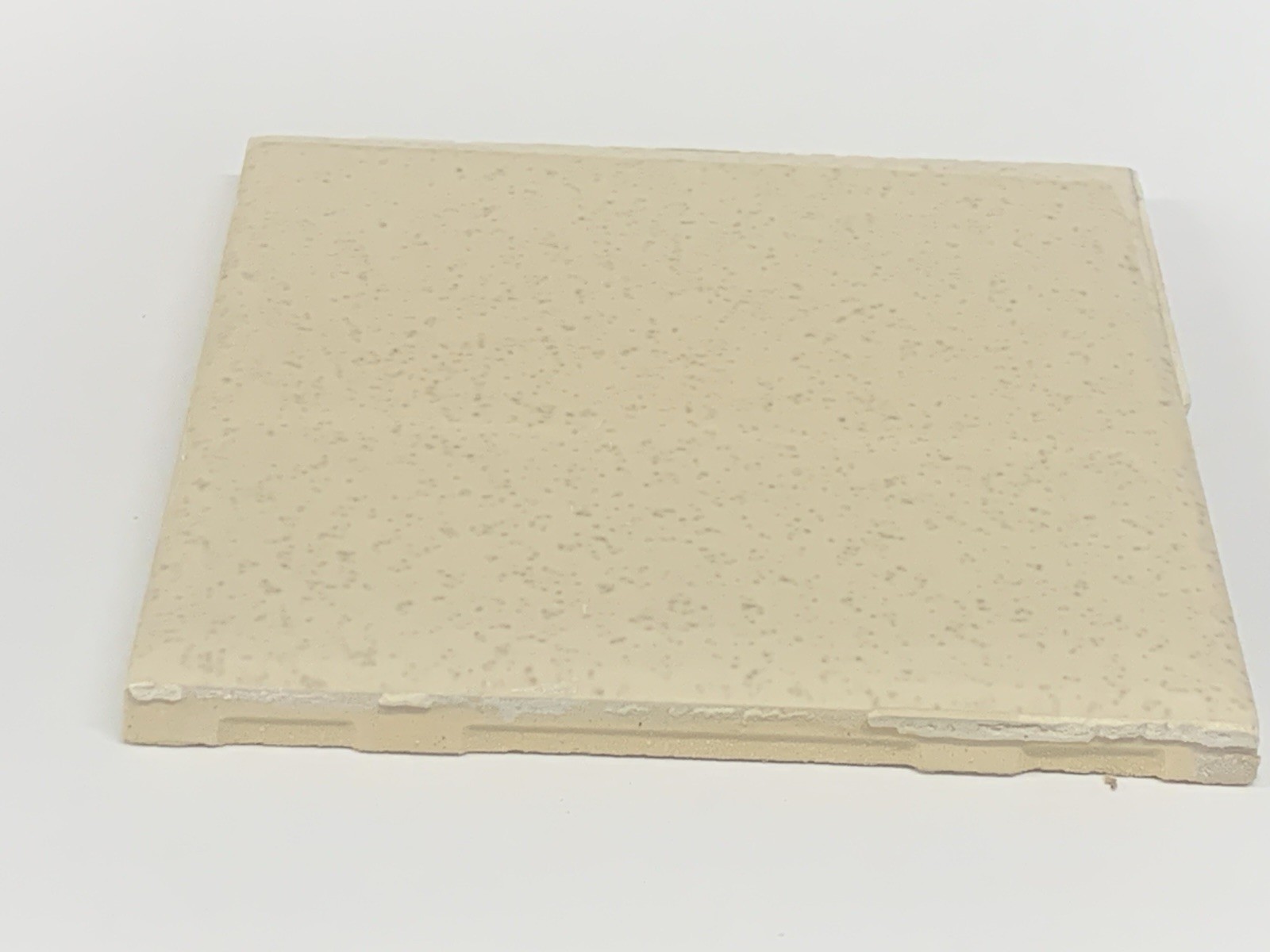 4 1/4″ Square US Ceramics Romany Spartan Beige Speckled Glossy Ceramic Tile 200+
