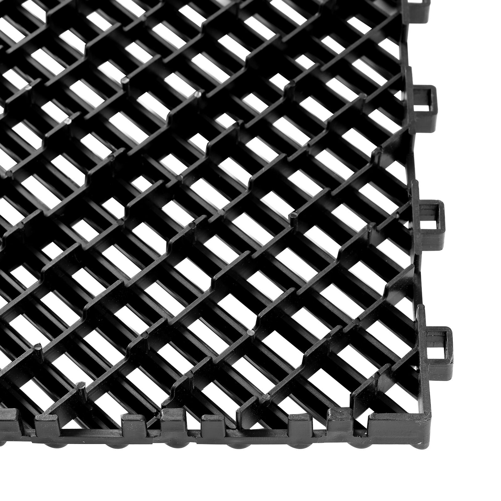 16″x16″ Polypropylene Interlocking Modular Garage Floor Tiles 20Pcs 0.71″ Thick