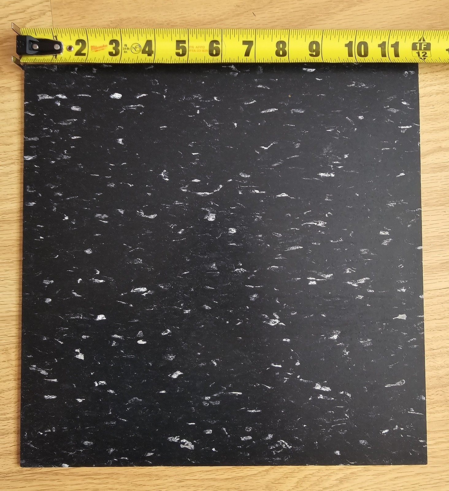 Flextile Commercial Vinyl Composition Tile 12×12 Black White Speckle VCT Lot 22